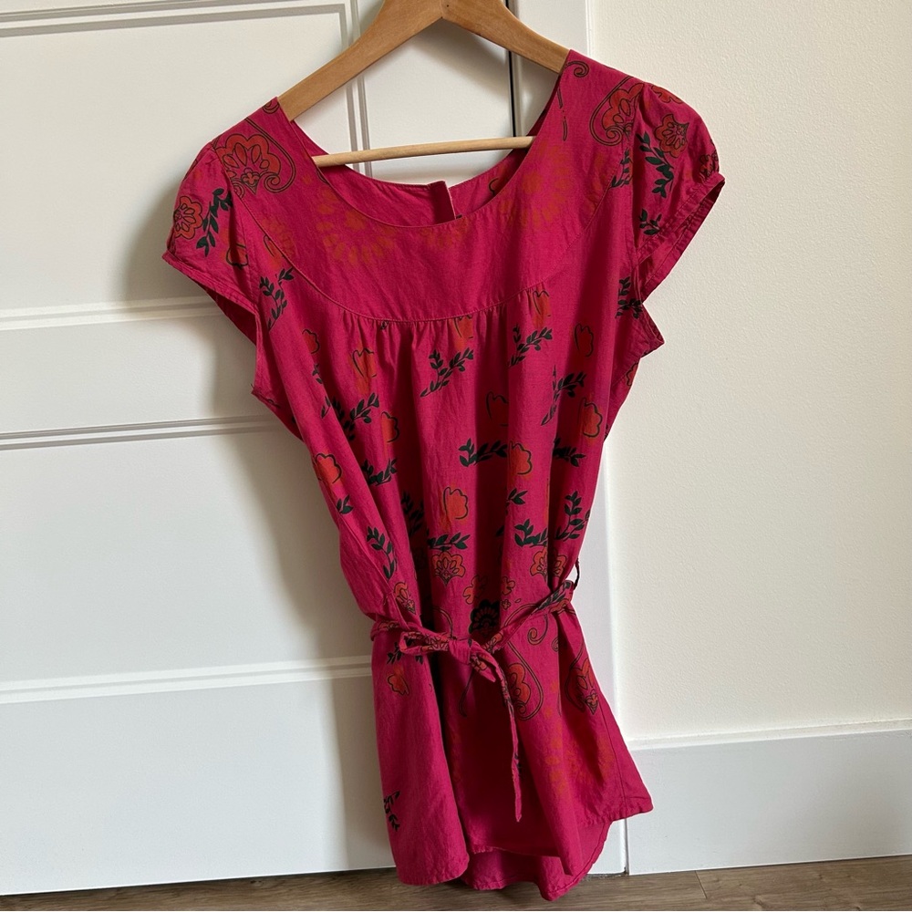 Maurices Floral Pink Fuchsia Top - Picture 3 of 7